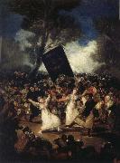 Francisco Goya Funeral of a Sardine Sweden oil painting artist